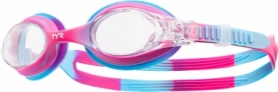 Окуляри для плавання дитячі TYR Swimple Tie Dye Kids, Pink/Blue (LGSWTD-671)