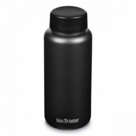 Бутылка для воды Klean Kanteen Wide Loop Cap Black, 1,2 л (1009497) - Фото №2