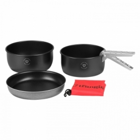 Набор посуды туристический Trangia Tundra I (два котелка, сковорода, ручка, чехол), 1,75/1,5 л (401251)