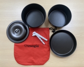 Набор посуды туристический Trangia Tundra III (два котелка, сковорода, крышка, ручка, чехол), 1,75/1,5 л (401253) - Фото №8