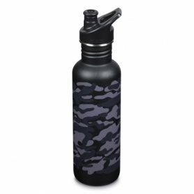 Бутылка для воды Klean Kanteen Classic Sport Cap Black Camo, 800 мл (1008927) - Фото №2