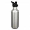 Бутылка для воды Klean Kanteen Classic Sport Cap Brushed Stainless, 800 мл (1008438)