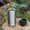 Термокружка Klean Kanteen TKWide Cafe Cap Brushed Stainless, 355 мл (1008301) - Фото №2