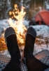Термоноски Aclima WarmWool Socks Jet Black - Фото №5