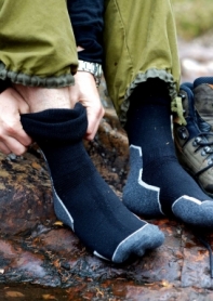 Термоноски детские Aclima WarmWool Socks Jet Black - Фото №8