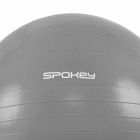 Мяч для фитнеса (фитбол) + насос Spokey Fitball lIl серый, 55 см (921020) - Фото №3