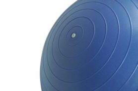 М'яч для фітнесу (фітбол) напівмасажний PowerPlay 4003 синій, 65 см (PP_4003_65_Blue) - Фото №3