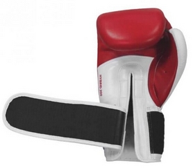 Перчатки боксерские Adidas Hybrid 200, красно-белые (Adi-Hyb200-GB) - Фото №3