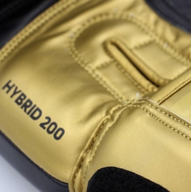 Перчатки боксерские Adidas Hybrid 200, золотые (Adi-Hyb200-BG) - Фото №5