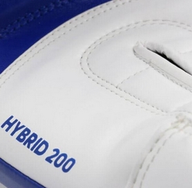 Перчатки боксерские Adidas Hybrid 200, сине-белые (ADIH200-bl-wh) - Фото №5