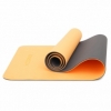 Коврик для йоги и фитнеса Cornix TPE 183 x 61 x 0.6 cм Orange/Black (XR-0001) - Фото №3