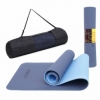 Коврик для йоги и фитнеса Cornix TPE 183 x 61 x 0.6 cм Blue/Sky Blue (XR-0003)