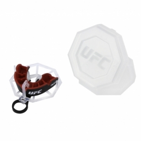Капа OPRO Silver UFC доросла (вік 11+) Black/Red (ufc.102514001) - Фото №3