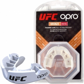 Капа OPRO Bronze UFC доросла (вік 11+) White (ufc.102512003)