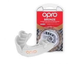 Капа OPRO Bronze доросла (вік 11+) White (102500004)
