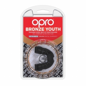 Капа OPRO Bronze дитяча (вік до 11) Black (102501001) - Фото №8