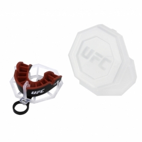 Капа OPRO Silver UFC дитяча (вік до 11) Black/Red (ufc.102515001) - Фото №6