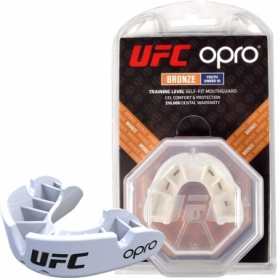 Капа OPRO Bronze UFC дитяча (вік до 11) White (ufc.102513003)
