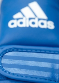 Накладки для карате с защитой большого пальца Adidas WKF синие - Фото №3