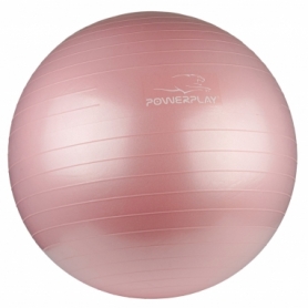 М'яч для фітнесу (фітбол) PowerPlay 4001 рожевий, 65 см (PP_4001_65_Pink) - Фото №2