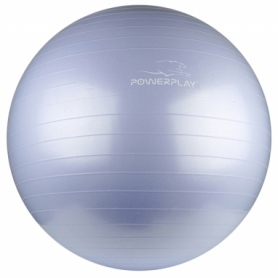 М'яч для фітнесу (фітбол) PowerPlay 4001 блакитний, 75 см (PP_4001_75_Sky_Blue) - Фото №2