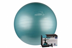 М'яч для фітнесу (фітбол) PowerPlay 4001 зелений, 75 см (PP_4001_75_Green)
