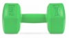 Гантель для фитнеса композитная PowerPlay 4124 Hercules зеленая, 2 кг (PP_4124_2kg)