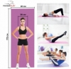 Коврик для йоги та фитнесу PowerPlay 4010 (173*61*0.6) Рожевий - Фото №6