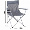 Кресло туристическое Bo-Camp Foldable Compact Grey (1267192) - Фото №5