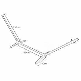 Стойка для гамака Bo-Camp Mudanza Brown (7100250) - Фото №2
