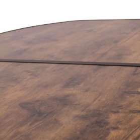 Стол складной туристический Bo-Camp Woodbine Oval 150x80 cm Black/Wood look (1404230) - Фото №13