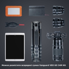 Сумка для фотокамер Vanguard VEO GO 34M Khaki-Green, 8 л (VEO GO 34M KG) - Фото №30