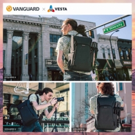 Рюкзак городской для фотокамер Vanguard Vesta Aspire 41 Gray, 14 л (Vesta Aspire 41 GY) - Фото №4