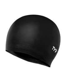 Шапочка для плавання TYR Latex Swim Cap чорна (LCL-001)