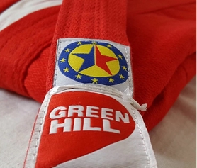 Куртка для самбо Green Hill Junior красная - 175 см - Фото №3