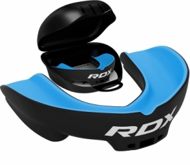 Капа боксерська RDX Gel 3D Pro Black/Blue Junior (RDX-10276)