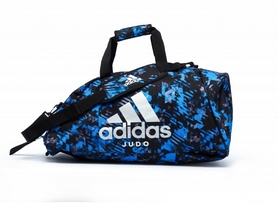 Сумка-рюкзак (2 в 1) Adidas Judo синий камуфляж, 50 л (ADIACC058J-blue) - Фото №4