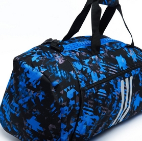 Сумка-рюкзак (2 в 1) Adidas Kick Boxing синий камуфляж, 50 л (ADIACC058KB) - Фото №2