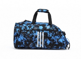 Сумка-рюкзак (2 в 1) Adidas Karate синий камуфляж, 65 л (ADIACC058K-blue-65) - Фото №3