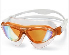 Очки для плавания с зеркальным покрытием Head Jagyar LSR + оранжевые