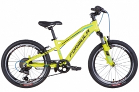 Велосипед детский AL 20" Formula BLACKWOOD AM Vbr рама- 2022 (желтый)