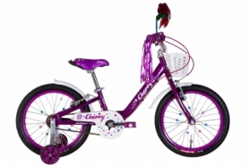 Велосипед детский 18" Formula CHERRY 2022 (фиолетовый с белым)