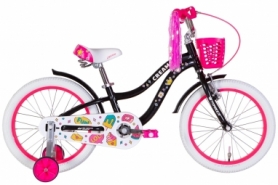 Велосипед детский 18" Formula CREAM 2022 (черный с розовым)