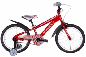Велосипед детский 18" Formula WILD 2022 (красный с серым)