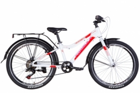 Велосипед подростковый AL 24" Formula ACID Vbr рама- с багажником зад St, с крылом Pl 2022 (черно-красный)