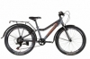 Велосипед подростковый AL 24" Formula ACID Vbr рама- с багажником зад St, с крылом Pl 2022 (серо-оранжевый (м))