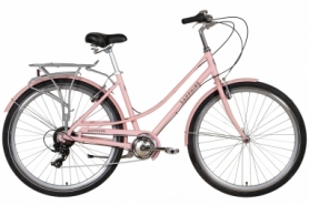 Велосипед городской женский 28" Dorozhnik SAPPHIRE 2022 (коралловый (м))