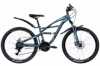 Велосипед горный 26" Discovery TRON AM2 DD 2022 (серо-голубой (м))