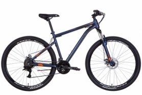 Велосипед горный 29" Discovery TREK AM DD 2022 (сине-черный (м))