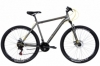 Велосипед горный ST 29" Discovery RIDER AM DD рама- 2022 (темно-серебристый с желтым (м))